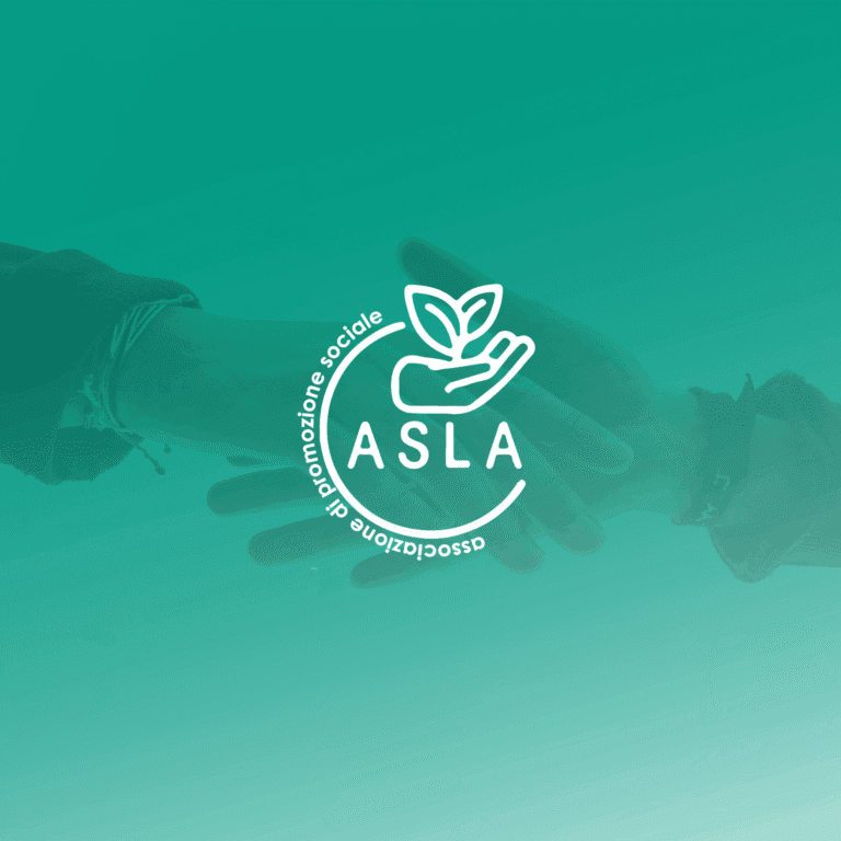 logo asla sovrapposto a amni che si uniscono